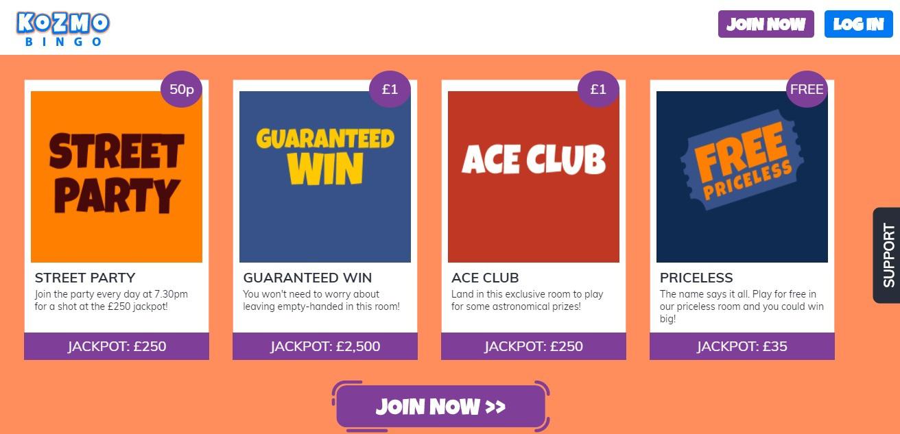 Kozmo bingo hp