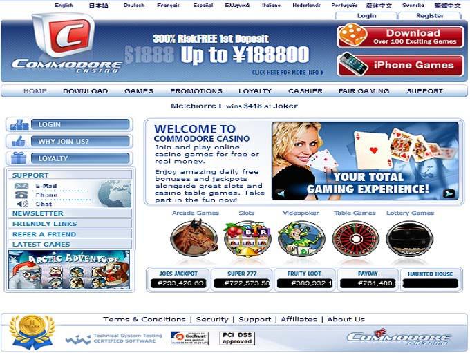 Commodore casino foxwoods sports gambling