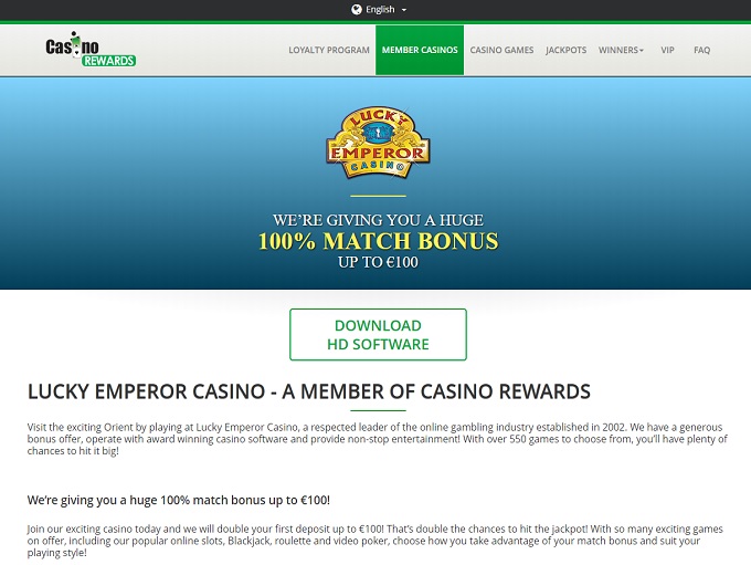 Lucky Emperor Online Casino Lucky Emperor Online Casino