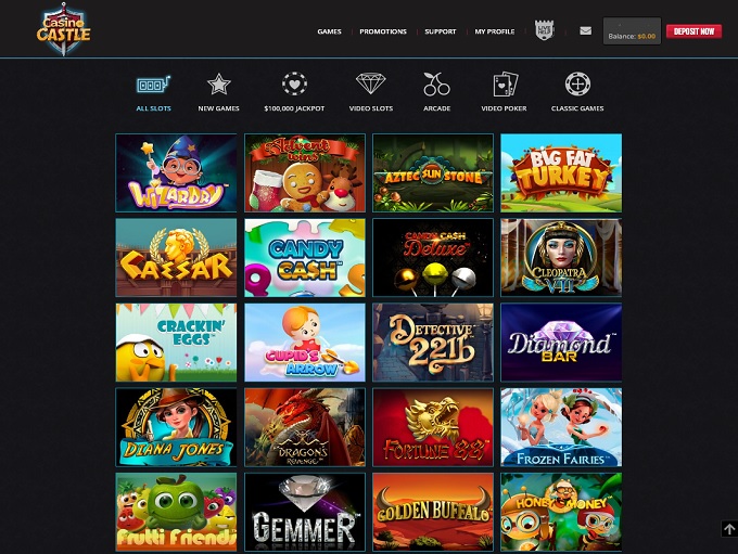 Casino Castle Review ✔️ $50 No Deposit Bonus | Valid For 2022