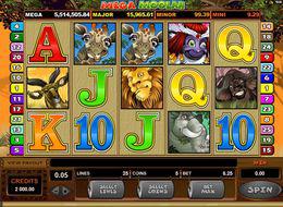 Mega moolah progressive