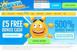 Costa bingo site