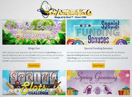Cyberbingo hosts spring slots challenge with big prizes