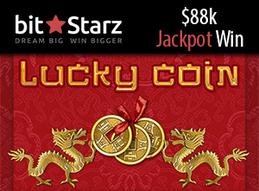 Bitstarz pays 88k on lucky coin video slot