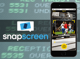 Snapscreen is like shazam for sports betting