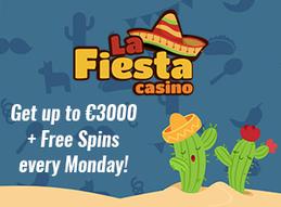 La fiesta casino launches with %e2%82%ac3000 welcome bonus