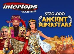 Intertops giving away cash and more with ancient superstars casino bonus contest