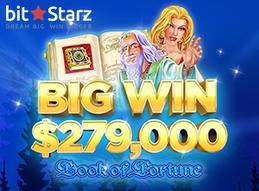 279000 19.2 btc win at bitstarz on book of fortune slot