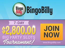 Win big in the bingo billy 7000 big party slots tourney