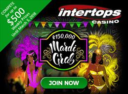Get a piece of the intertops 150000 mardi gras bonus promo