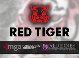 Malta and alderney licenses gained by red tiger