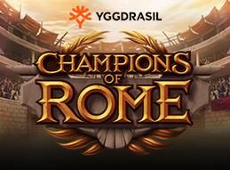New champions of rome slot released by yggdrasil