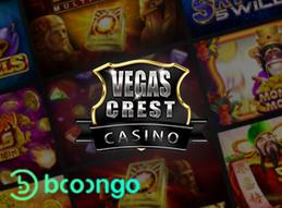 Booongo games available at vegas crest casino