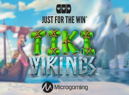 Microgaming and just for the win raid the reels with tiki vikings%e2%84%a2