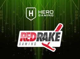 Online operator hero gaming launches games from red rake gaming