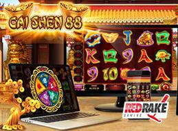 Worship cai shen the god of wealth with this new video slot from red rake gaming