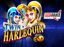 Twin harlequin red rake gaming
