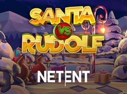 Netent brings a battle of christmas spirit to the north pole in santa vs rudolf