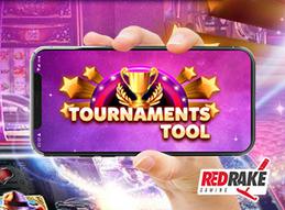 Red rake launch progressive real time tournament feature