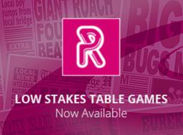 Realistic games releases low stakes table games