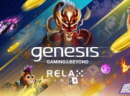 Relax gaming adds genesis gaming to powered by partner network