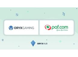 Oryx gaming announced new distribution partnership with paf
