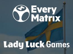Everymatrix has made investment in swedish studio lady luck games