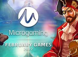 February will see fresh online casino games form microgaming and its partners