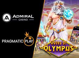 Pragmatic play will integrate its games on admiral casino platform