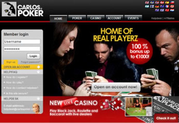 Carlos Poker Screenshot