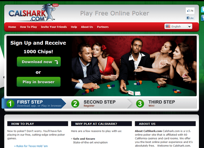 CalShark Poker Screenshot