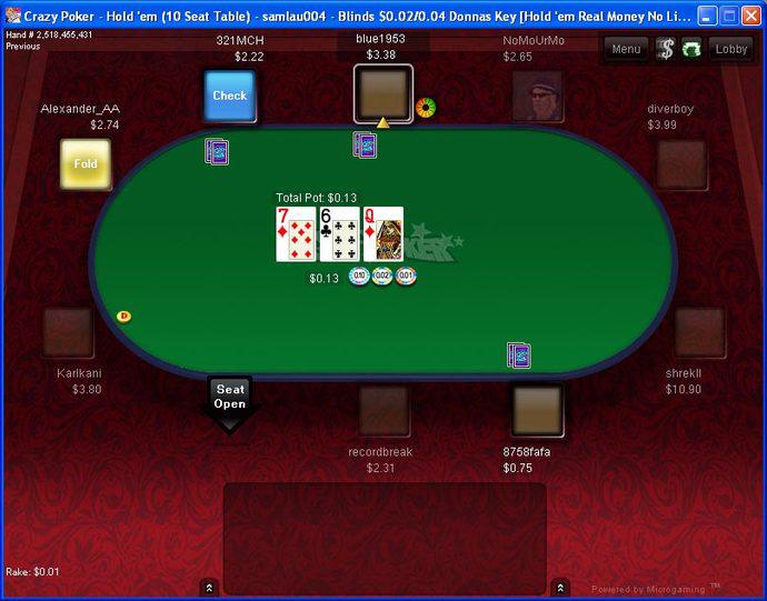 Crazy Poker - Crazy, Online Poker