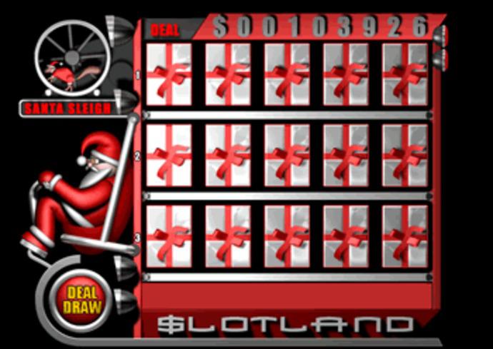 Santa Sleigh Video Poker Screenshot