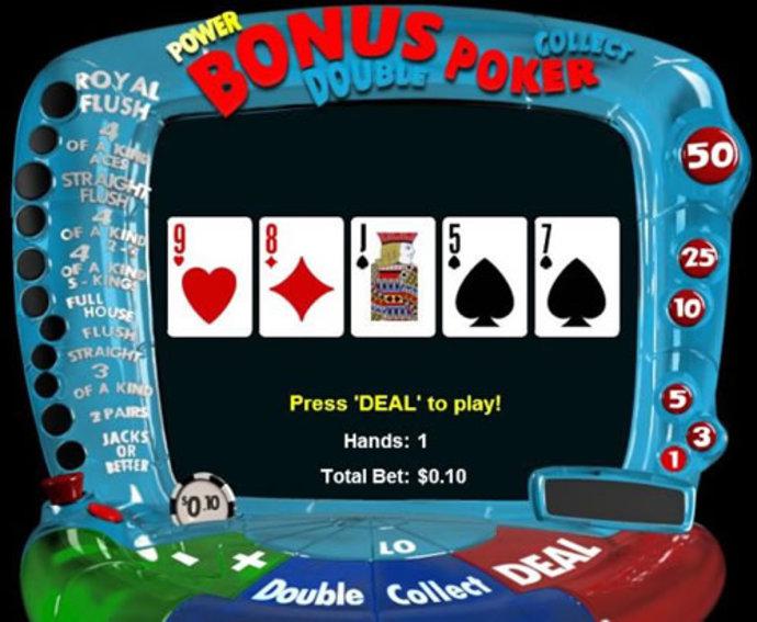 Bonus Online Video Poker Screenshot