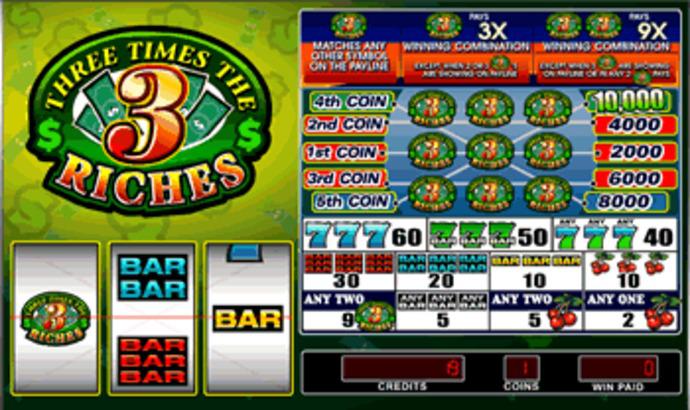 Three Times the Riches Screenshot