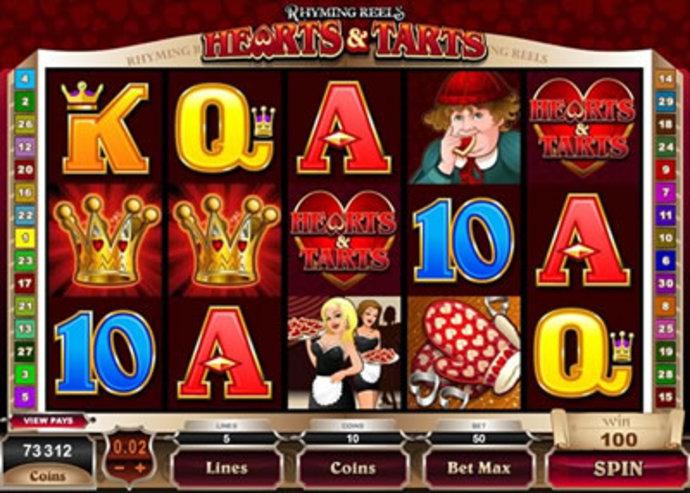 Rhyming Reels Hearts & Tarts Screenshot