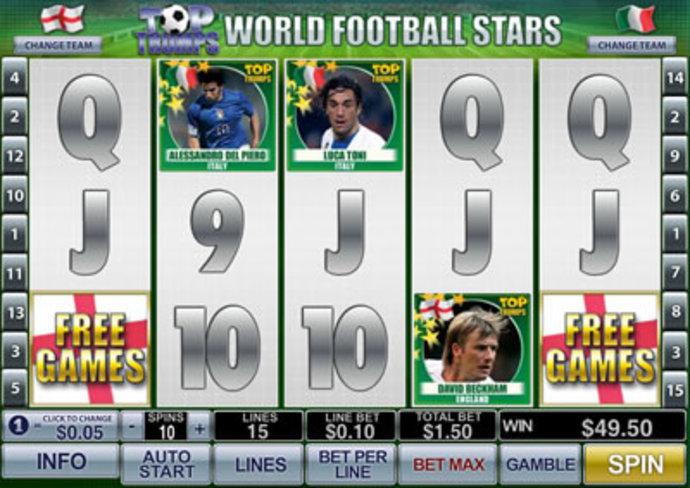 Top Trumps World Football Stars Screenshot