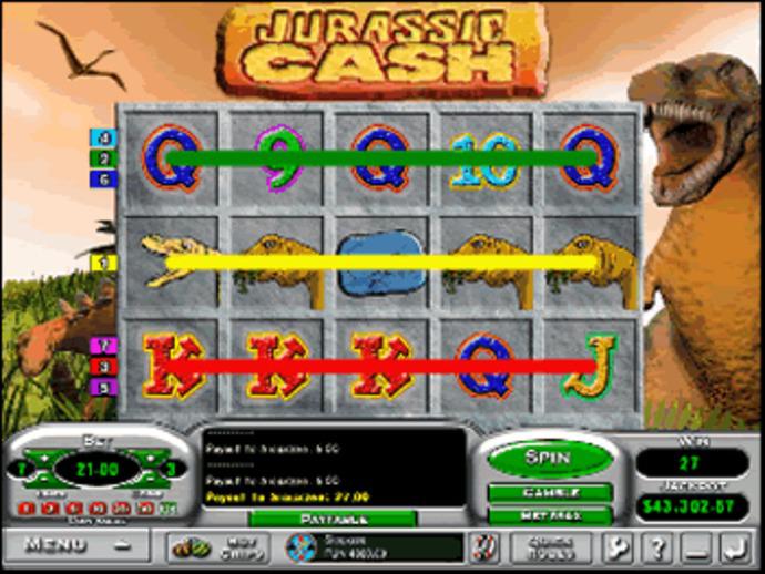 Jurassic Cash Screenshot
