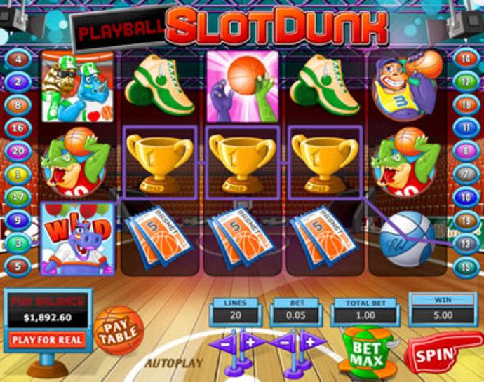 Slot Dunk Screenshot