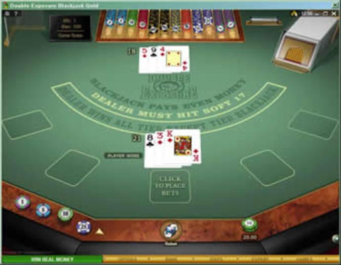 Double Exposure Single-Hand Blackjack Gold Screenshot