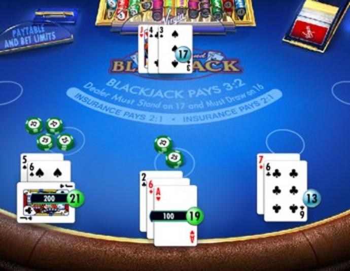 Multi-Hand Blackjack Screenshot