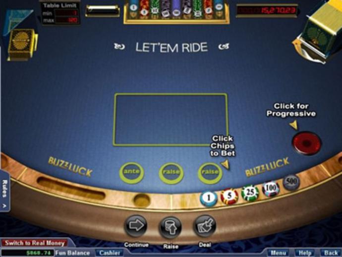 Let'Em Ride Poker Screenshot