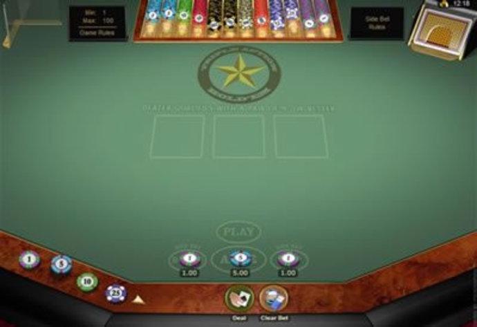 Triple Action Holdem Bonus Poker Screenshot
