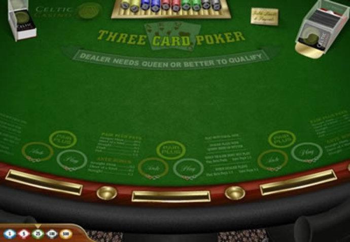 Three Card Poker Screenshot
