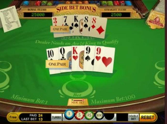 Caribbean Stud Poker Screenshot
