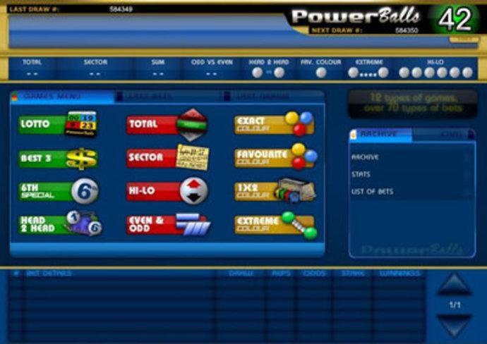 PowerBalls Screenshot