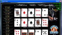 Aces and Eights 3-Hand Video Poker Screenshot