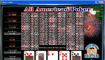 All American 100-Hand Video Poker Screenshot