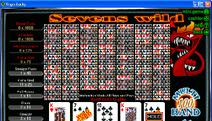 Sevens Wild 100-Hand Video Poker Screenshot