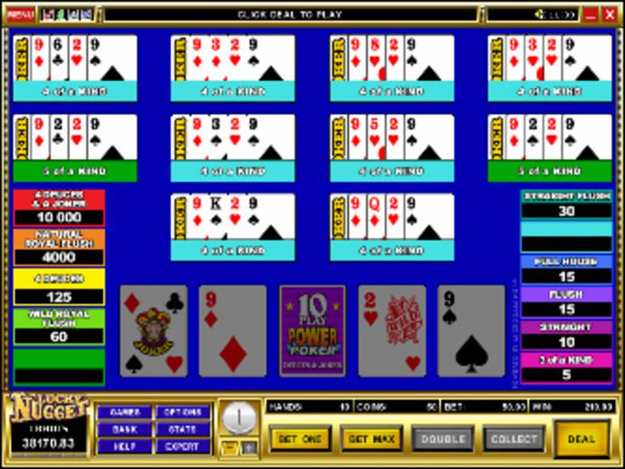 Deuces & Joker 10 Play Video Poker Screenshot